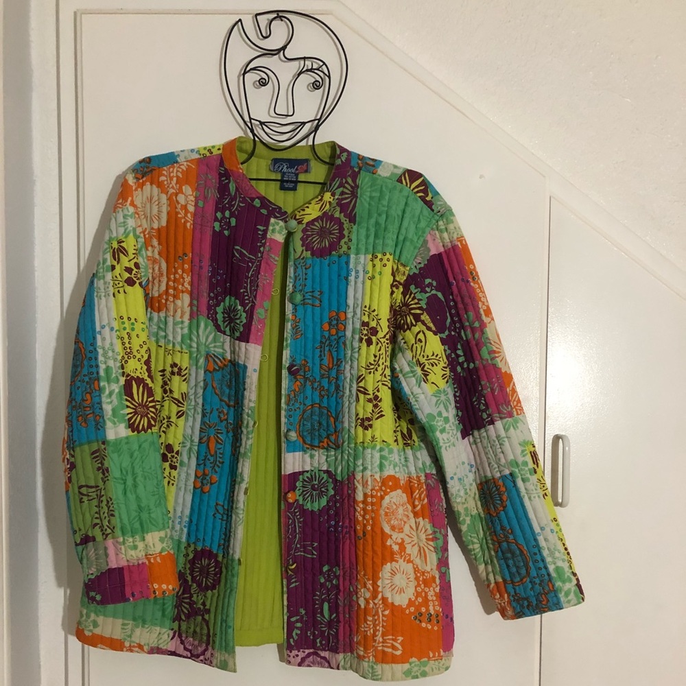 Quilted fun coat!